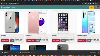 simple e-commerce website  with Django.