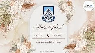 Hoërskool Noordheuwel Matriekafskeid | Live Stream | 3 Oktober 2025