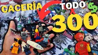 COMPRE TODO esto solo con 300 PESOS en un TIANGUIS 😲 #lego #chachareando