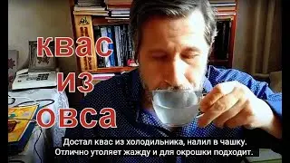 Универсальный овсяный квас. Рецепт простейший. #квас #рецепт #shorts #овёс