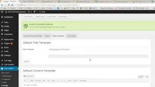 CSV 2 POST - Default Content Template Panel