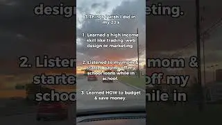 It’s so important to set your future self up for success while you’re young!