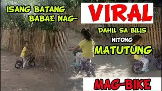 A 3 years kiddo Practicing How to balance a bike