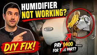 Fix Your Home Humidifier System | Solenoid Valve, Saddle Valve, Water Level Sensor and New Water Pad
