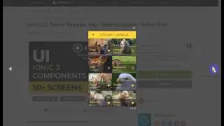 Ionic 2 UI ThemeTemplate App   Material Design   Yellow Dark
