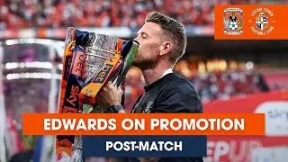 Post Match | Rob Edwards on taking Luton to the Premier League!
