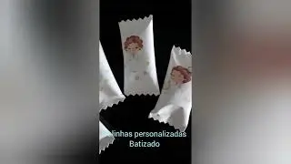 Balinhas personalizadas para Batizado #shorts