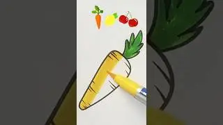 Creative panting🥕 #shortsfeed #shorts #satisfying #viralvideo #youtubeshorts #ytshorts #artshorts