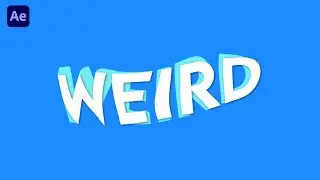 Wavy Text Animation in After Effects - Free Project File