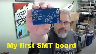 My first surface mount component board.