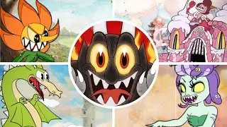 Cuphead - All Bosses (Regular)