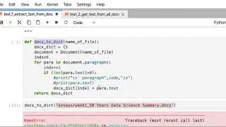 extract text from microsoft word document using Python