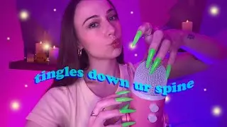 ASMR Xtended Mic Tapping☆💚 ALLLL the way down the mic😴