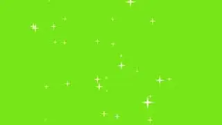 twinkle stars green screen effect