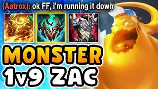 WHEN YOUR TEAMMATE IS RUNNING IT DOWN 12 DEATHS BUT YOU’RE ZAC JUNGLE