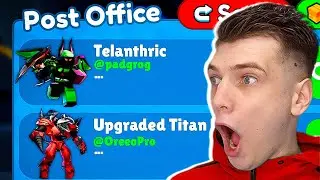 Зашел На ПОЧТУ, а там... (toilet tower defense) ROBLOX