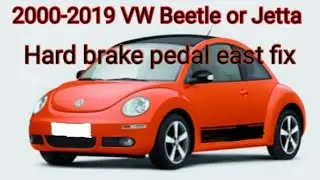 2021 Easy Fix Hard Brake Pedal, Rough Idle Fix, 2000 thru 2019 Volkswagen Beetle or VW Jetta