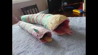 How to make a safe paper tunnel toy! | DIY