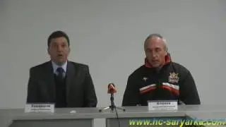 «Сарыарка» - «Астана» 04.02.12. Пресс-конференция тренеров