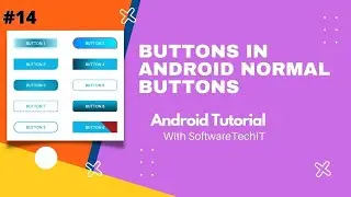 #14 simple Button Tutorial All Types of Button in Android Studio Tutorial 