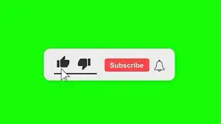 YouTube like subscribe bell icon buttons green screen | End Screen | Youtube Subscribe Button Green
