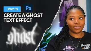 Create an EPIC Ghost Text Effect in Photoshop | Threaded South