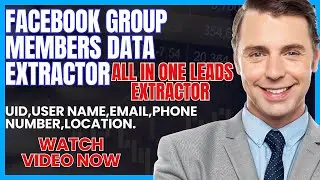 FACEBOOK ALL IN ONE DATA SCRAPER | GROUP MEMBER DATA SCRAPER | USER'S FRIENDS DATA SCRAPER|EXTRACTOR