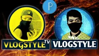 How to make FB Logo | PixilLab Paano gumawa ng logo for vlog..