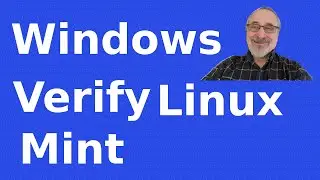 Verify Linux Mint in Windows
