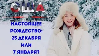 Рождество в США - Почему в Америке празднуют Рождество 25 декабря? Прогулка в зимнем лесу.