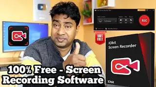Record PC Screen Free || No Watermark & Unlimited Video with Audio Recording - IObit Screen Recorder