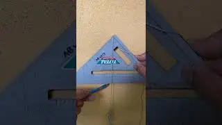 Level line with speed square #tips #tricks #lifehacks #abugig