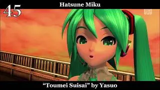 My Top 50 Project DIVA Future Tone DX Songs