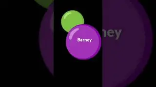 Barney logo redone #logo #shorts