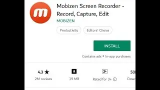 Mozobin Best Screen Recording App Easily | How To use app screen Recording