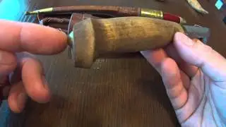 Some puukko knifes and Finish names for parts