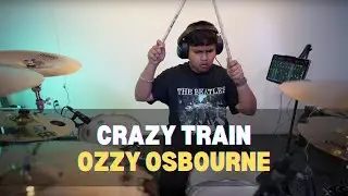 Crazy Train - Ozzy Osbourne | Heavy Metal  Drum Cover by 10-Year-Old Prodigy!