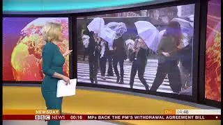 Weather Events 2019 - Heavy rain and winds (Japan) - BBC News - 22nd May 2019