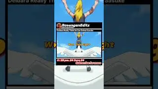 Sasuke use Genjutsu on Deidara 