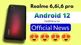 Realme 6,6i,6 Pro  getting android 12 update. Good news for 6 series user's. Live proof 😍😍😍