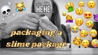 Packaging My Second Ever Slime Order 💙
