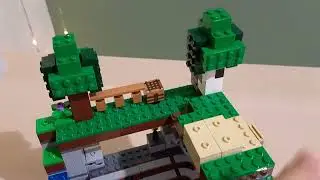 обзор набора lego minecraft 《первое приключение》