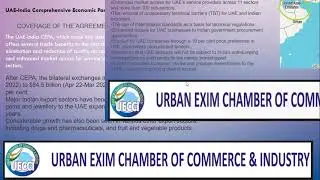 INDIA UAE COMPREHENSIVE ECONOMIC PARTNERSHIP AGREEMENT