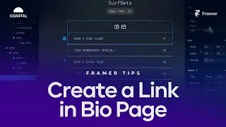 Building a Link in Bio website from scratch with Framer