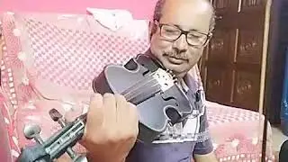 Tagore song - Purano Sei- by Amitabha Mukhopadhyay on Violin