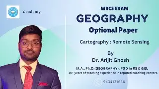 Remote Sensing I WBCS optional paper Geography I Class and Strategy