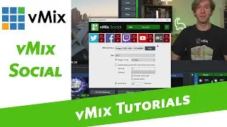 vMix Social Tutorial 2020- Add live social content to vMix from Facebook, YouTube,Twitter and Twitch