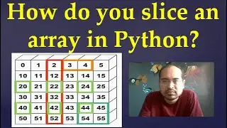 70. How do you slice a Numpy array in Python?