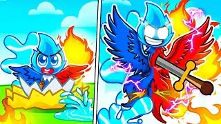 Shad's BIRTH to ELEMENTAL IMMORTAL in Roblox Feather Family!