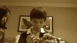 Little kids Sucking Helium